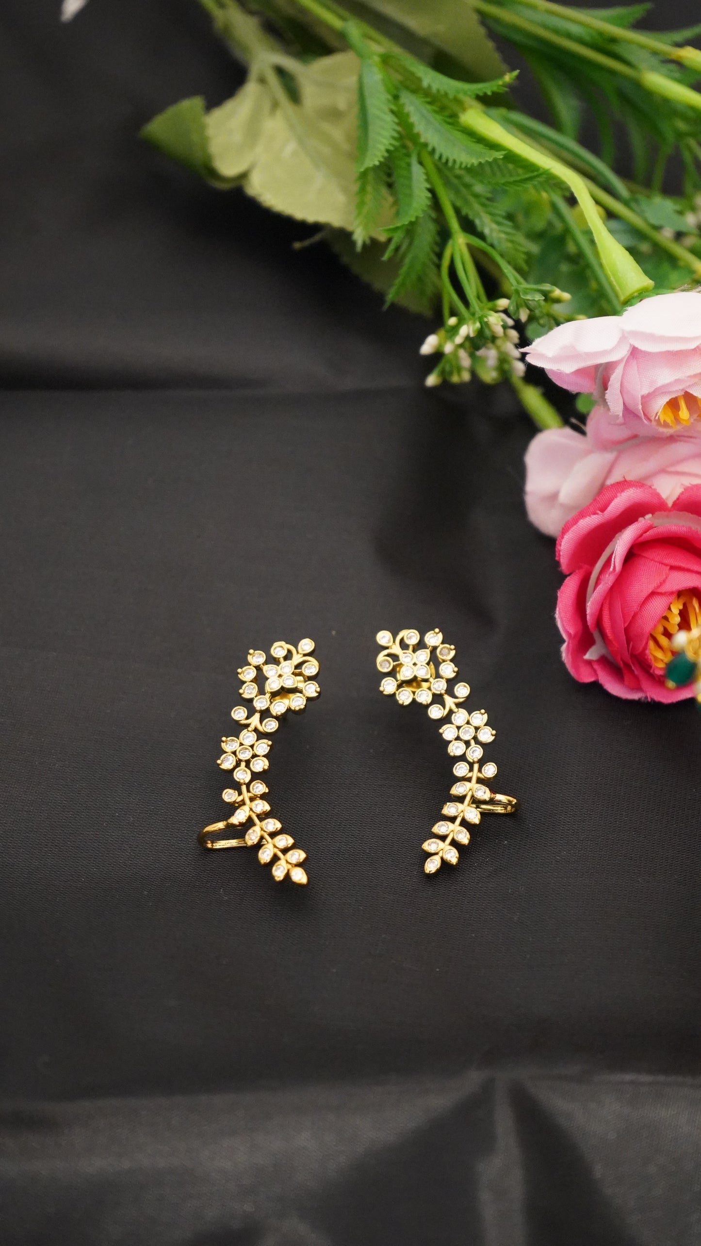 Trendy Ear Cuffs -White Big