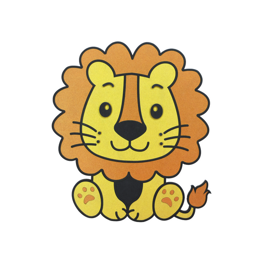 Lion face Multilayer Kids Room Wall Decor