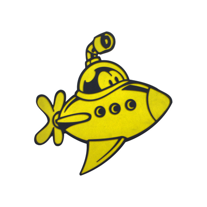 Flying Ponytail Airplane Kids Art