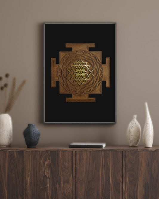 Mystical Shree Yantra Wall Hanging