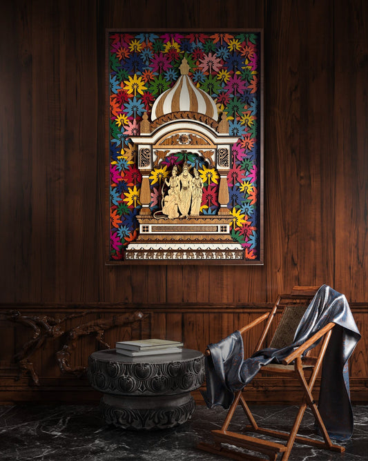 Divine Lord Ram Darbar Wall Art