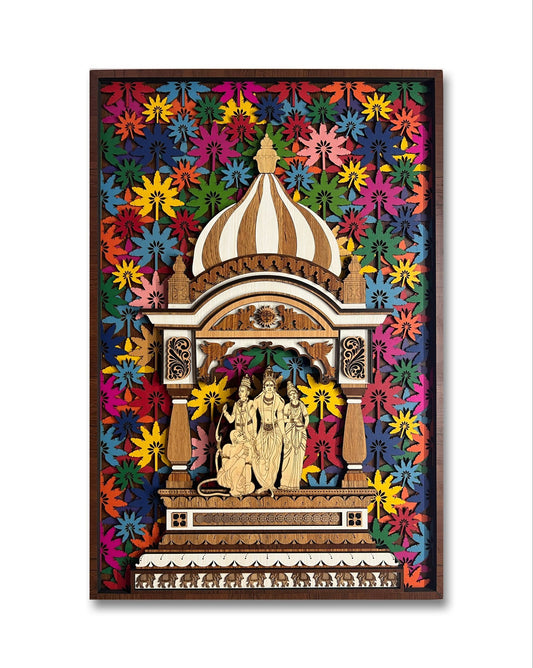 Divine Lord Ram Darbar Wall Art