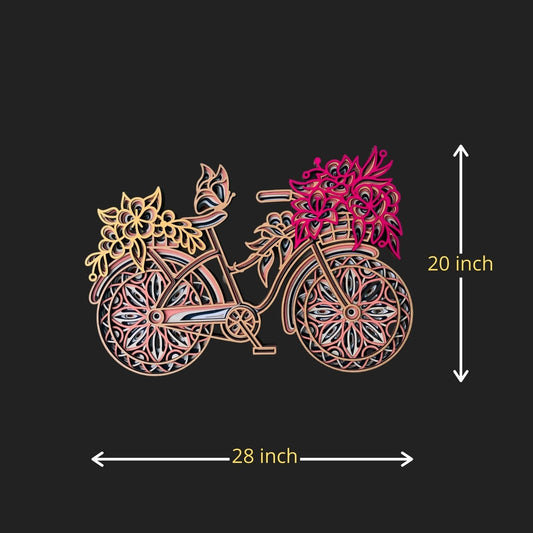 Petals and Pedals Mandala Wall Decor