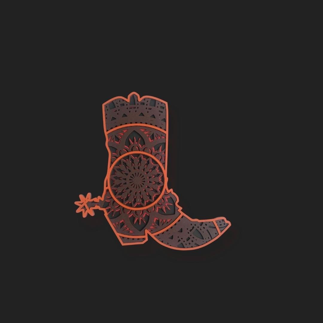Elite Cowboy Boot Wall Art