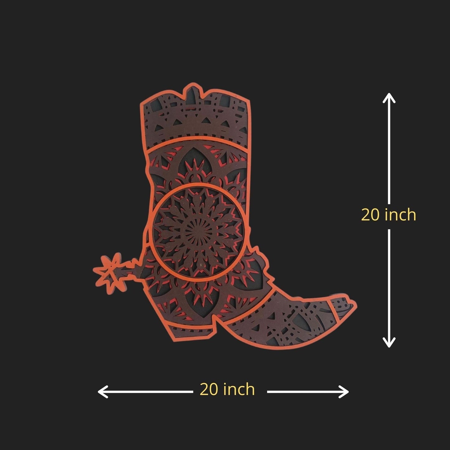 Elite Cowboy Boot Wall Art