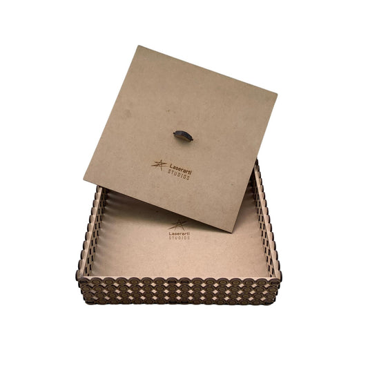 Square Tray With Lid