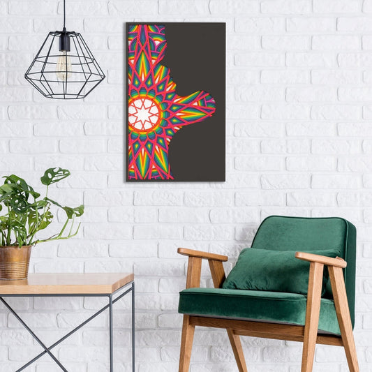 Vibrance of Woman Mandala Wall Art