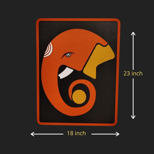 Ekdanta (One Tusked) Ganesha Wall Hanging Art