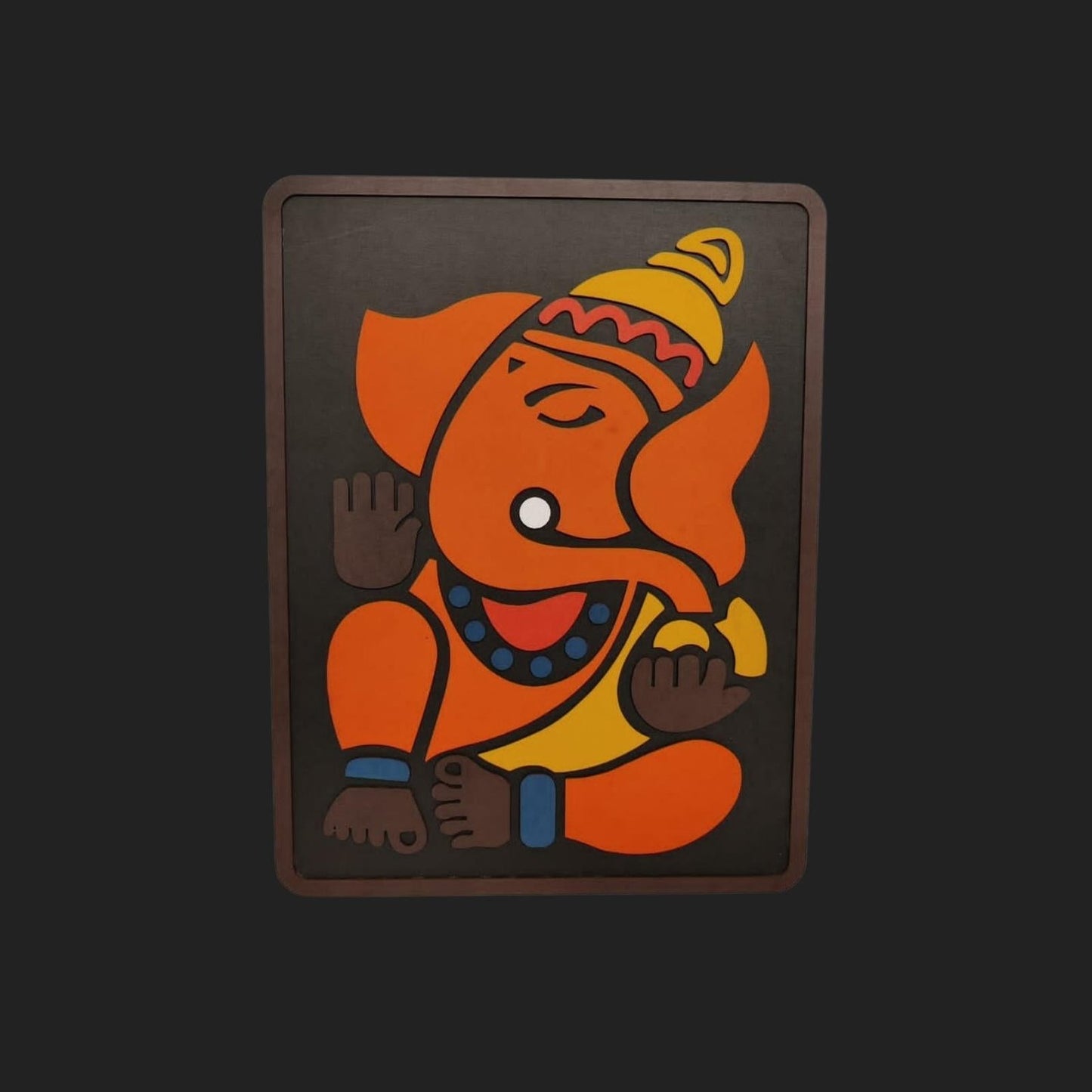 Ekdanta (One Tusked) Ganesha Wall Hanging Art