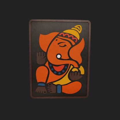 Ekdanta (One Tusked) Ganesha Wall Hanging Art