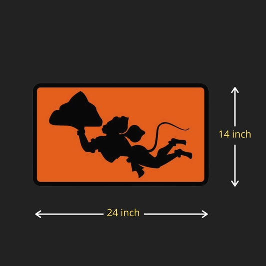 Hanuman Ji Carrying Sanjeevani Mountain Wall Hanging Art