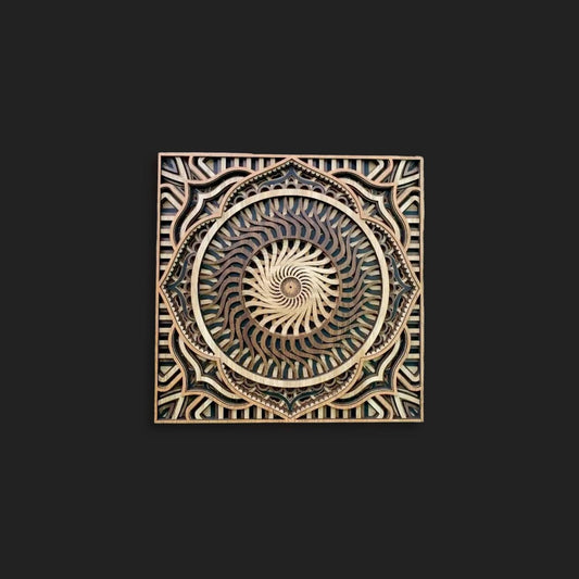 Gilded Flora Art Wall Hanging