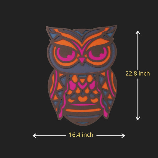 Saw-Whet Owl Mystique Wall Art