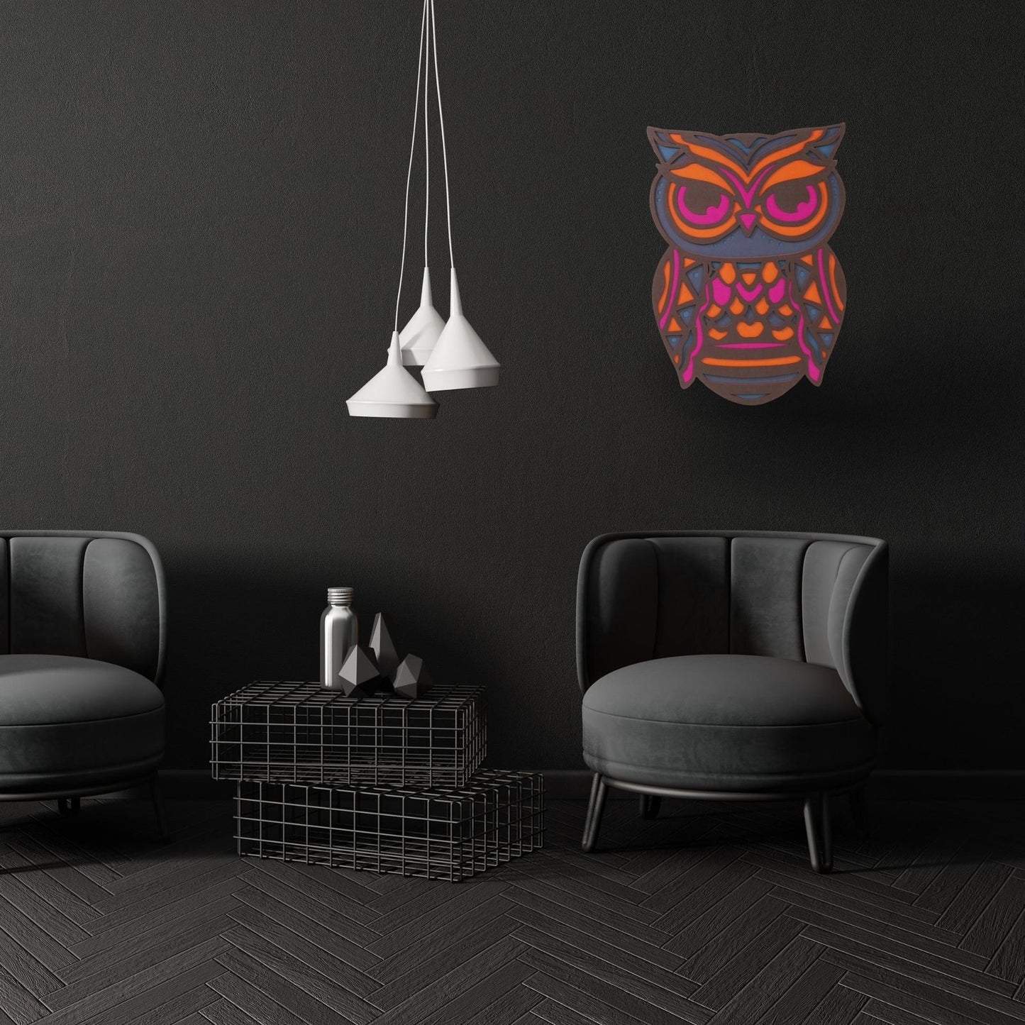 Saw-Whet Owl Mystique Wall Art