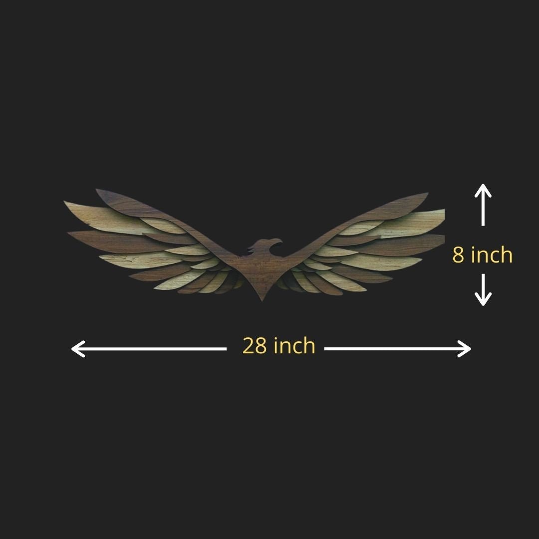 Eagle Open Wings Multilayer Wall Hanging Art