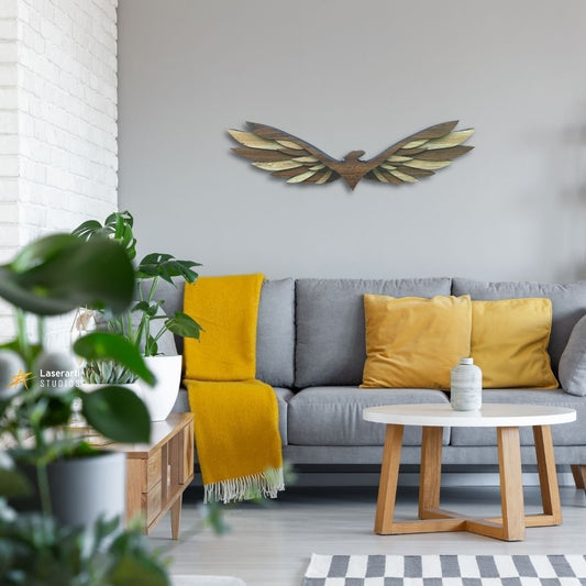 Eagle Open Wings Multilayer Wall Hanging Art