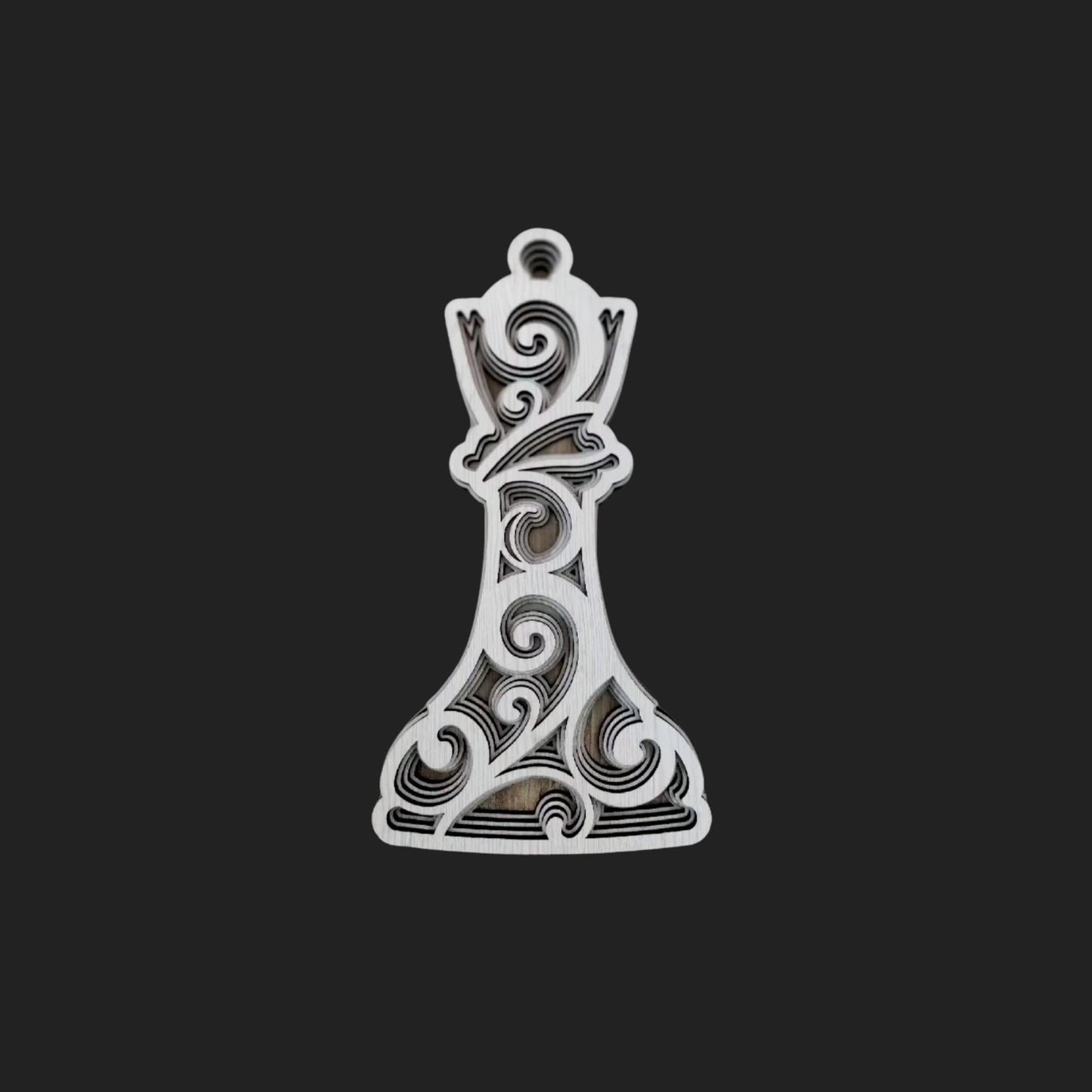 Chess Queen’s Aura Mandala Decor