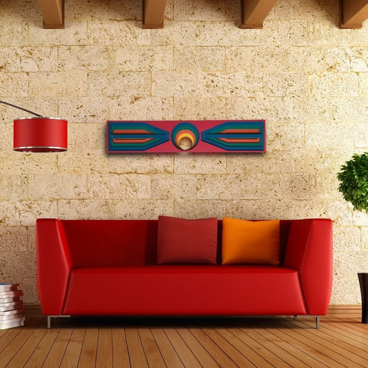 Luminous Rectangle Abstract Art