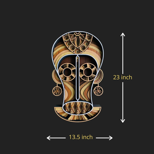 Modern tribal skull mask beautiful decor to your modern and classy walls