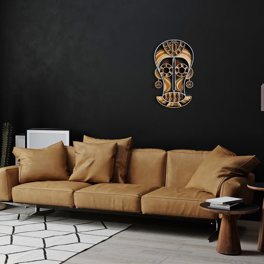 Modern tribal skull mask beautiful decor to your modern and classy walls
