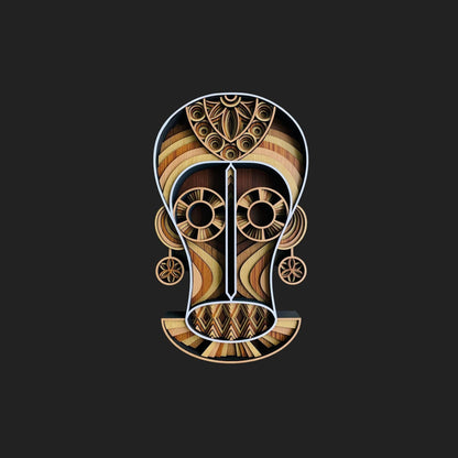 Modern tribal skull mask beautiful decor to your modern and classy walls