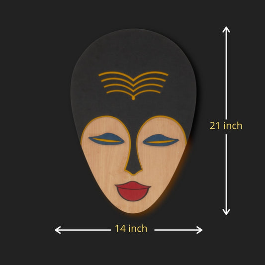 Smiley Mask of Joy Wall Art