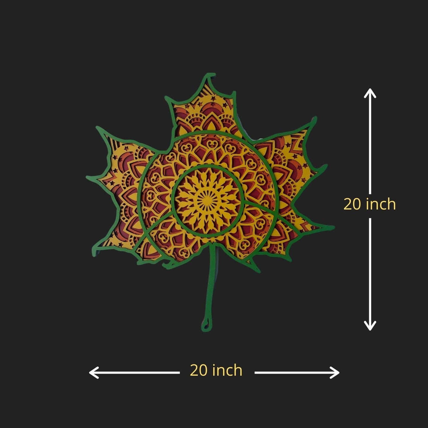 Maple Mandala Essence Wall Art