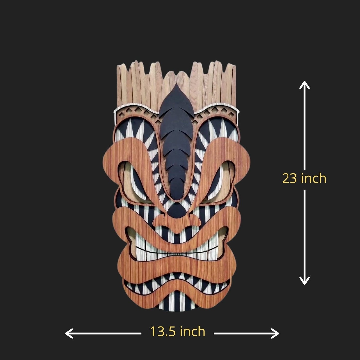 Cultural Tiki African Face Mask Art