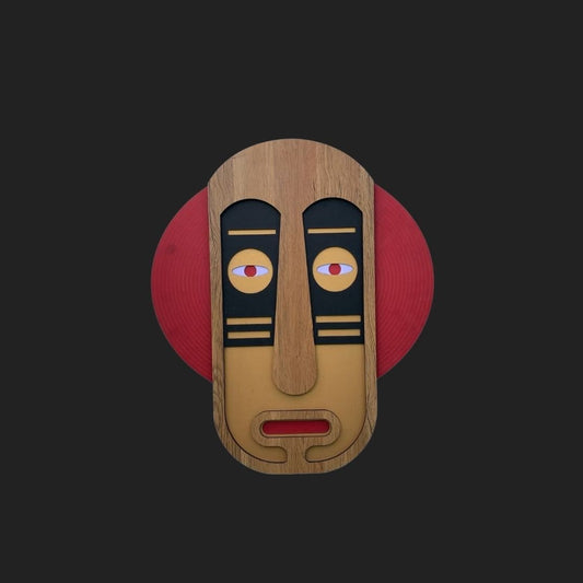 Ancient African Tribal Mask Wall Art