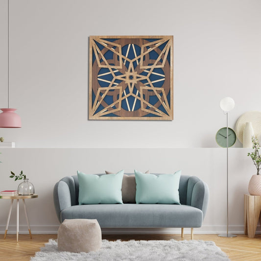 Classic Square Mandala Wall Art