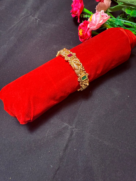 Openable Kada Single Bangle Peacock detailing
