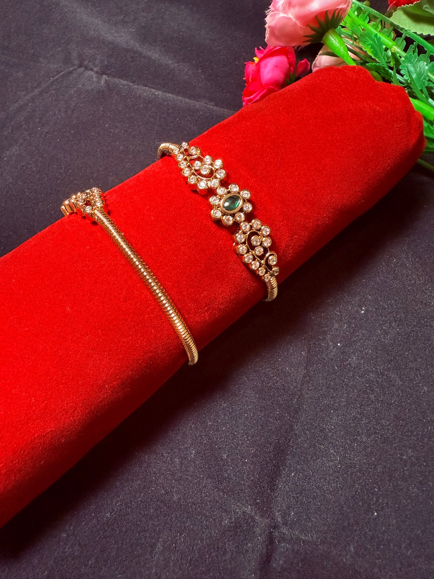 Traditional Gold Plated Bangle Set